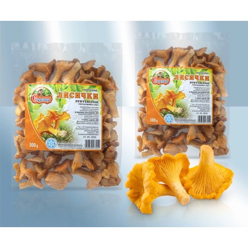 Лисички, замороженные, 300г